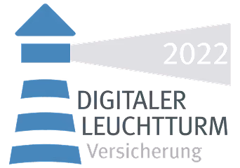 Blue lighthouse icon projecting a light beam with '2022' and text 'Legal Solutions Verification'.